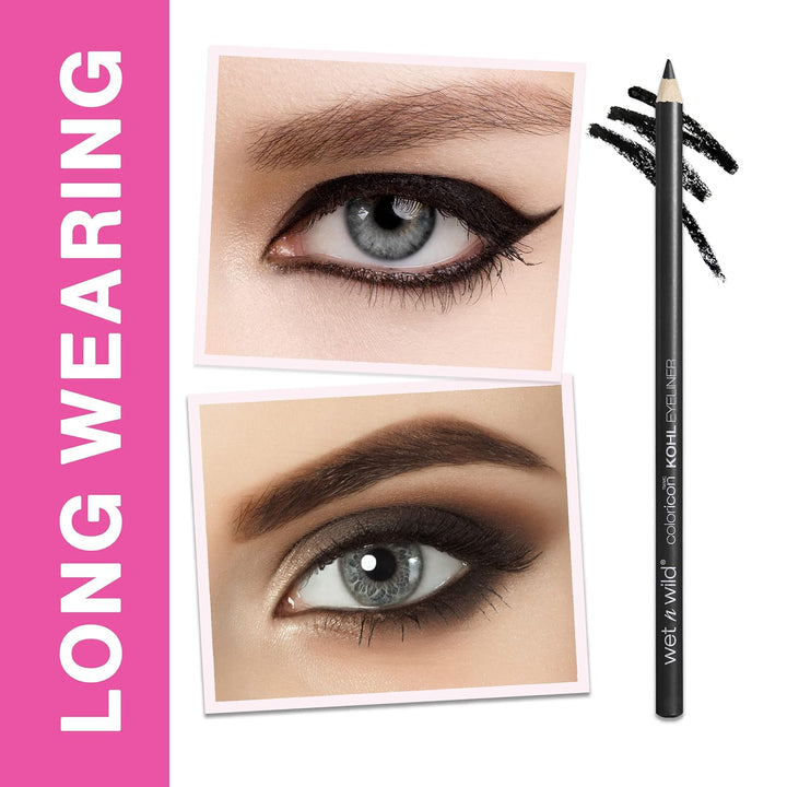 Color Icon Kohl Eyeliner Pencil, Rich Hyper-Pigmented Color, Smooth Creamy Application, Long-Wearing Matte Finish Versatility, Cruelty-Free - Simma Brown Now! (Packaged)