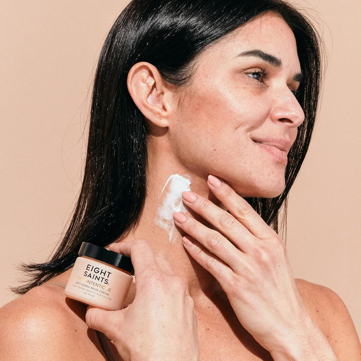 Firm Intentions anti Aging Neck Cream, Natural & Organic, for Firming Skin and Reducing Wrinkles, 2 Ounces