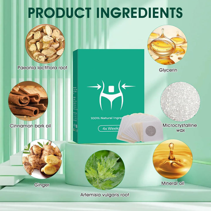 Patches Body Care Patch, Body Patch Para Bajar De Peso, Bodypatch Natural Ingredients for Women Girls (60Pcs)