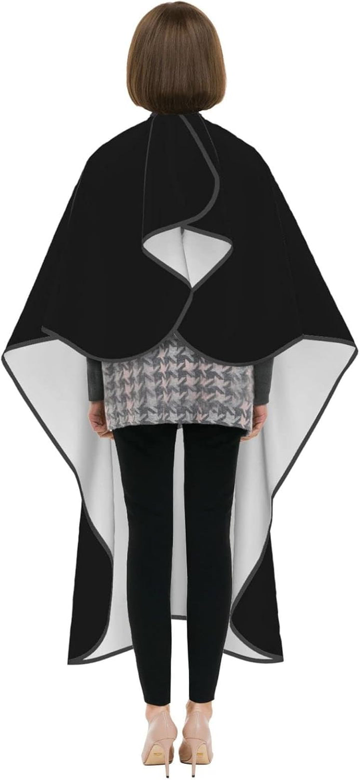 Retro Pon-Toon Boat Cap-Tain Owner Boa-Ting Funny Gifts Professional Salon Cape with Snap Closure for Hair Cutting Barber Hairdressing 55 X 66 Inches