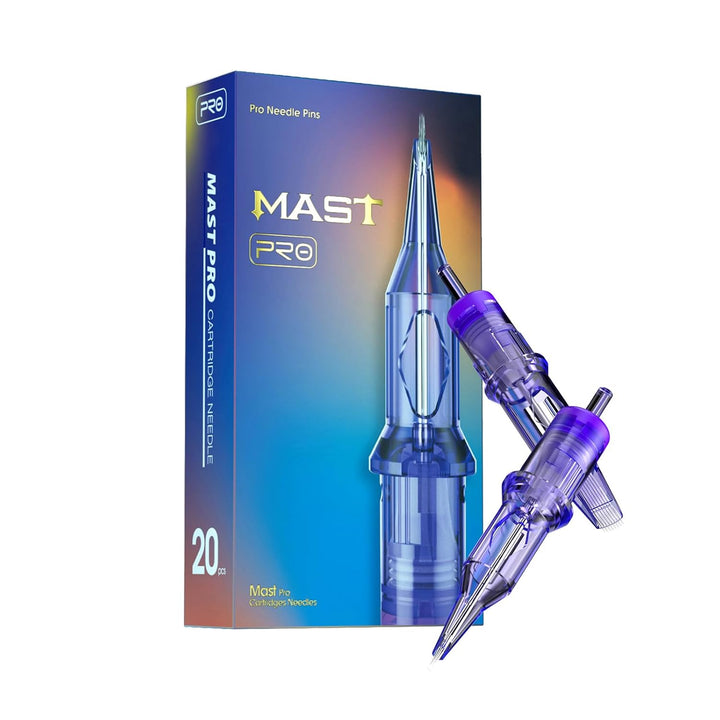 Mast Pro Tattoo Cartridges 1005RL 20Pcs Disposable Needles Bugpin #10 5 round Liner