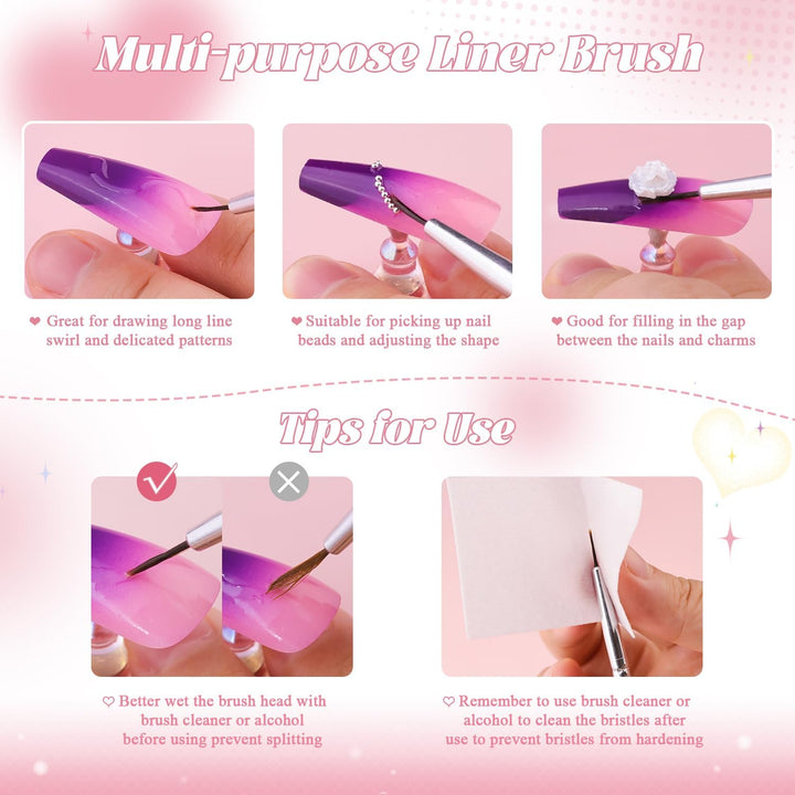 2 Boxes Flatback Pearls (White+Beige) and Metal Nail Beads (Silver+Gold) for Nail Art, Luxurious Pearl Nail Charms and Gems and Small round Caviar Beads Nail Accessories for Acrylic Nail Tips Manicure