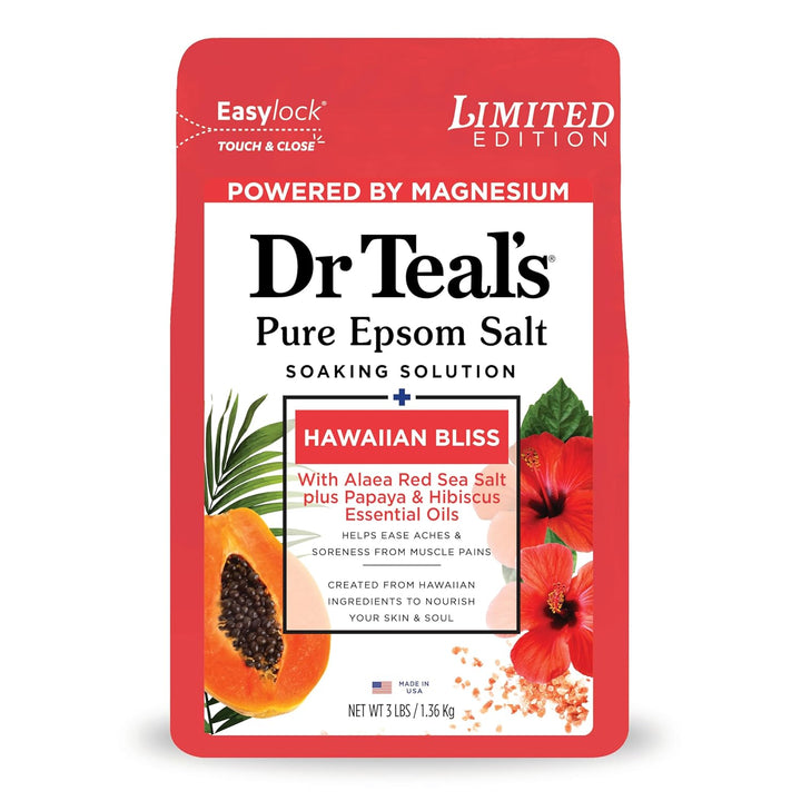 Epsom Salt Magnesium Soak, Limited Edition Cozy Vanilla Season, 3Lbs