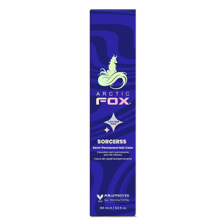 Vegan and Cruelty-Free Semi-Permanent Hair Color Dye (8 Fl Oz, PURPLE AF)