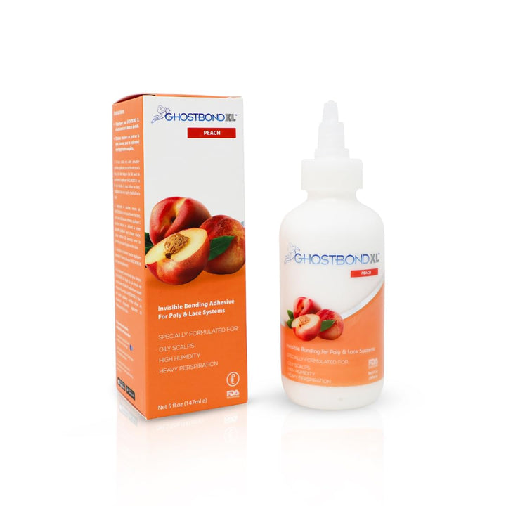 GHOSTBOND XL Hair Replacement Adhesive 1.3Oz- Invisible Wig Bonding Glue: Water & Oil-Resistant, Non-Toxic, Light Hold for Secure and Natural-Looking Poly and Lace Hairpiece, Wigs & Toupee Systems