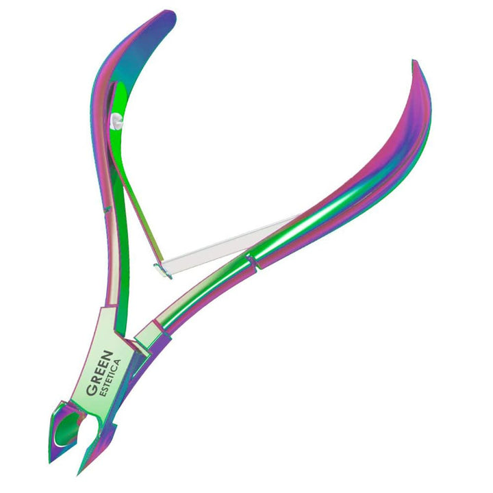 Professional Cuticle Trimmer Nail Cuticle Cutter Stainless Steel Cuticle Nippers with Sharp Blades of Cuticle Remover Clippers Manicure Tools Double Spring for Nail Care Pedicure Nail Tools (Silver)