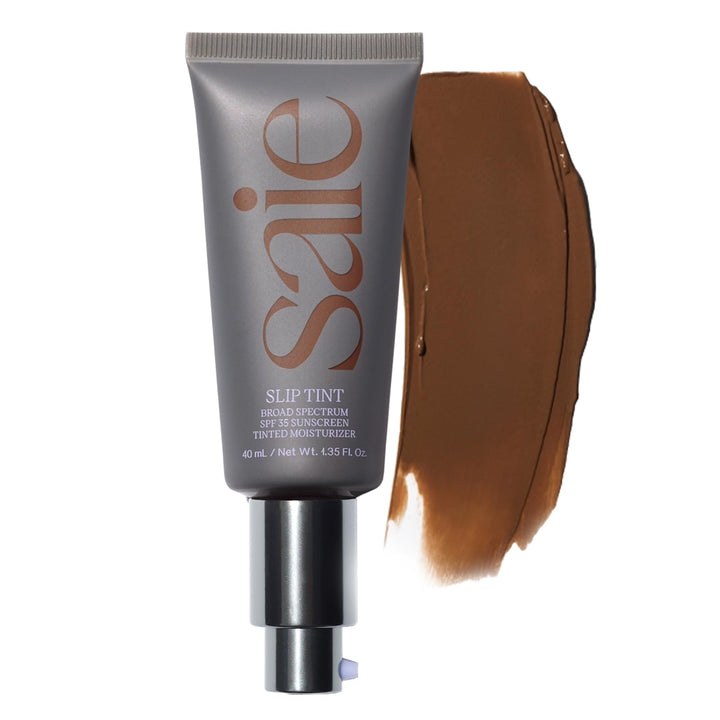 Slip Tint Tinted Moisturizer with SPF 35 - Light Coverage, Glowy Skin Tint & Mineral Sunscreen for Face with Hydrating Hyaluronic Acid - Summer Makeup Essential - Shade Three (1.35 Oz)
