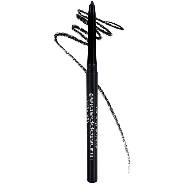 Unstoppable Waterproof Mechanical Black Eyeliner Pencil, Easy to Apply, Smooth Glide, up to 24 Hour Wear, Onyx