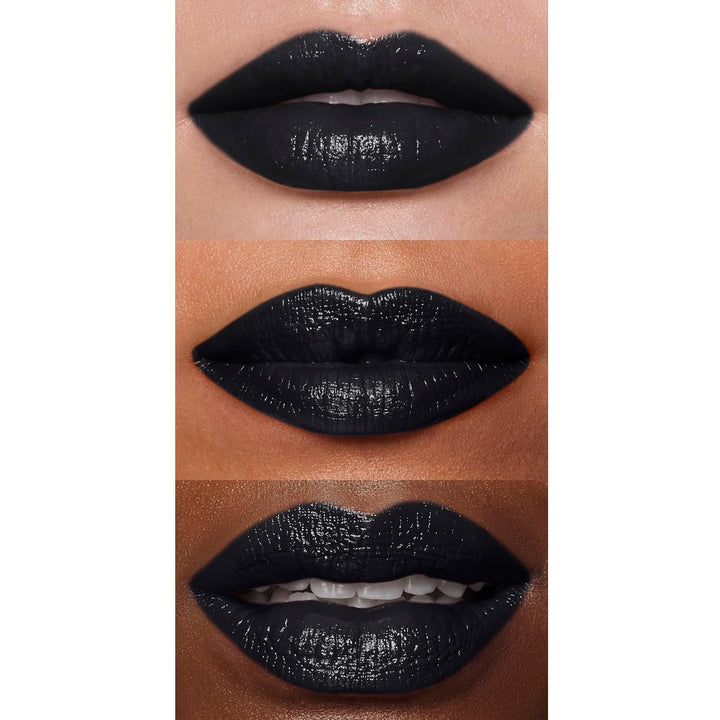 O Face Satin Lipstick, Richly Pigmented, Nourishing & Long-Lasting Creamy Lipstick, Infused with Jojoba, Vegan & Cruelty-Free, All Night