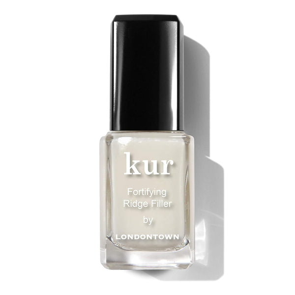 Kur Nail Ridge Filler - Smoother - Strengthener - Filler for Damaged Uneven Nails - Fortifying, Self Leveling Base, Vegan, Cruelty Free, Paraben Free, 0.4 Fl Oz