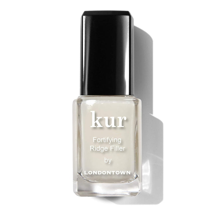 Kur Nail Ridge Filler - Smoother - Strengthener - Filler for Damaged Uneven Nails - Fortifying, Self Leveling Base, Vegan, Cruelty Free, Paraben Free, 0.4 Fl Oz
