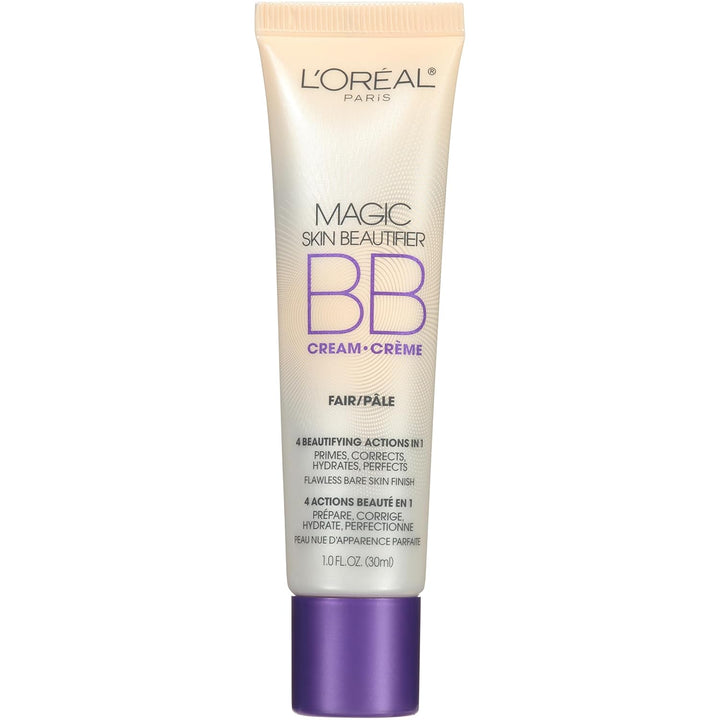 L'Oréal Paris Makeup Magic Skin Beautifier BB Cream Tinted Moisturizer, Anti-Redness, 1 Fl Oz, 1 Count