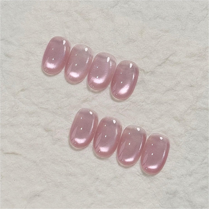 Red Cat Eye Gel Nail Polish, 16Ml Glitter Holographic Nail Polish with Magnet, Reflective Translucent UV Gel, 2907 Ruby Twilight