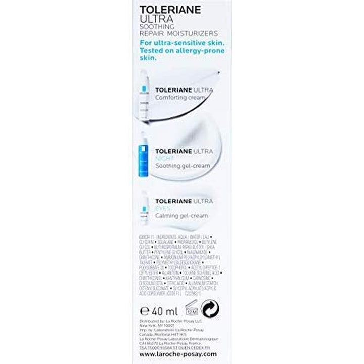 Toleriane Dermallergo Night Cream for Face, Intense Soothing Moisturizer with Vitamin E, Allergy Tested, for Sensitive Skin, Formerly Toleriane Ultra Night