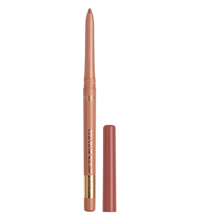 Colour Riche Lip Liner Pencil, Creamy Lip Liner with Omega 3 and Vitamin E, 601 Worth It (Pinky Nude)