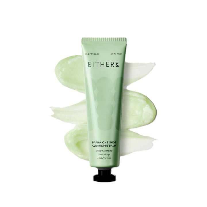 PAPHA One Shot Cleansing Balm, Korean 2-In-1 Melting Makeup Remover & Gentle Oil-To-Milk Cleanser with Papaya Enzyme & PHA, Hydrating & Smoothing (2.70 Fl. Oz.)