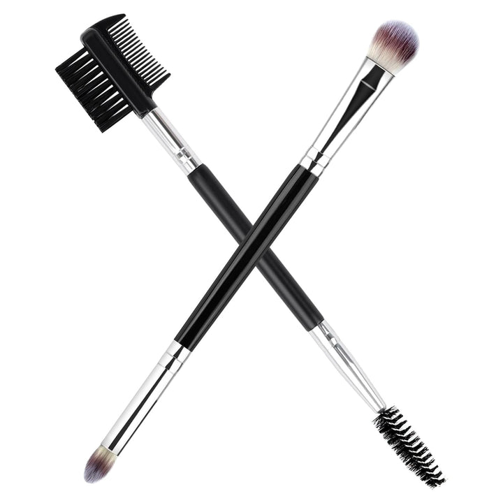 Eyeshadow Brush Eye Makeup Brush Professional Blending Eyeshadow Makeup Brushes for Concealer Eyebrows Eyeliner Soft Hairs Makeup Tool (Black-Eb02)