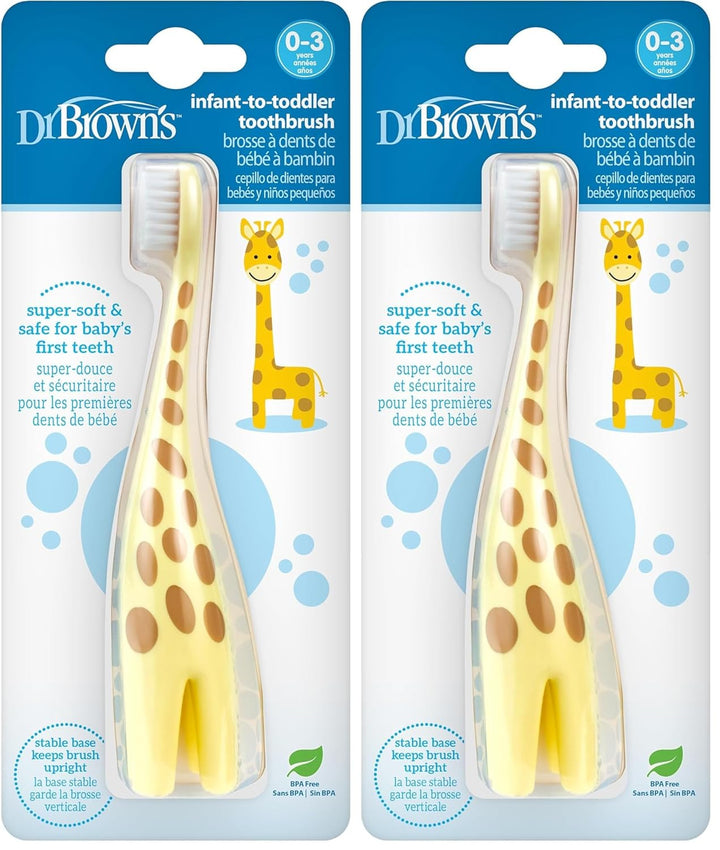 Infant-To-Toddler Toothbrush, Giraffe