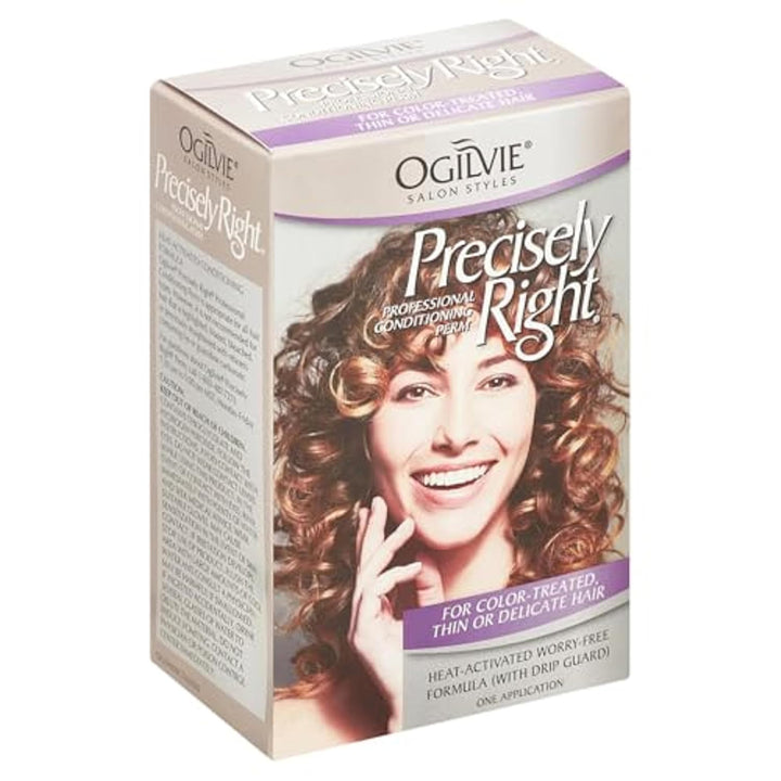 Salon Styles Precisely Right Professional Conditioning Perm Kit - Ideal for Color-Treated, Thin, or Delicate Hair - 1 Application