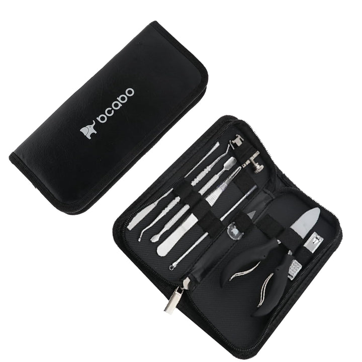 10Pcs/Set Ingrown Toenail Tools Kit, Nail Treatment Foot Tool,Ingrown Toenail Removal Correction Clippers, Surgery Grade Nail File Lifter, Professional Pedicure Tool