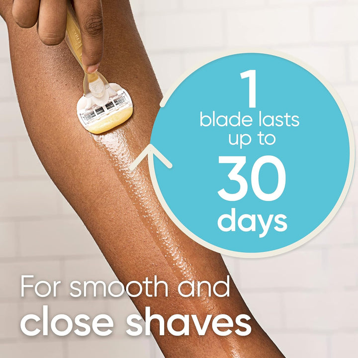 Comfortglide Womens Razor Blade Refills, 6 Count, Infused with Olay Coconut Scent