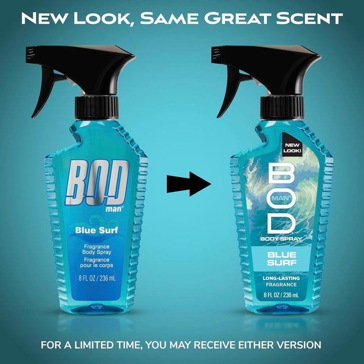 Fragrance Body Spray, Blue Surf, 8 Fl Oz