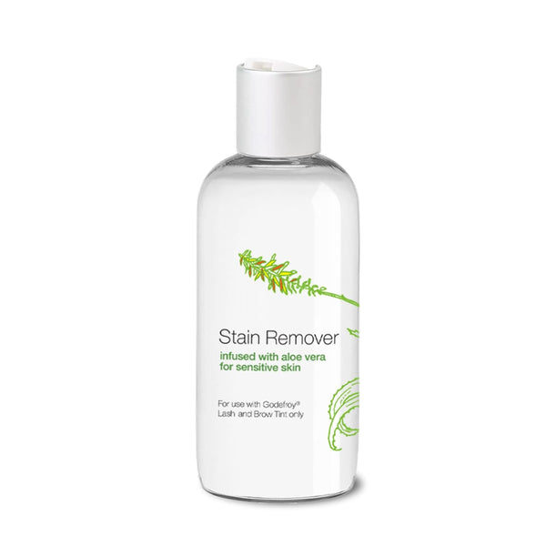 Stain Remover for Hair Color, Hair Dye, Eyebrow and Eyelash Enhancer - Remove Unwanted Stains from the Hair or Skin, Infused with Aloe Vera (4 Ounce, 40 Applications)