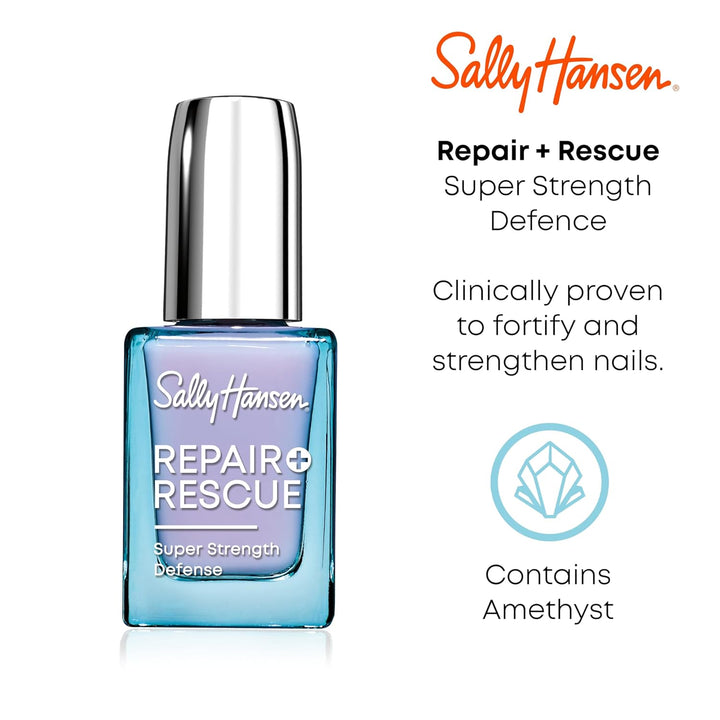 Nail Treatment Repair + Rescue Super Strength Defense | Nail Strengthener | Fortifies Weak Nails & Delivers Stronger Nails in 1 Week
