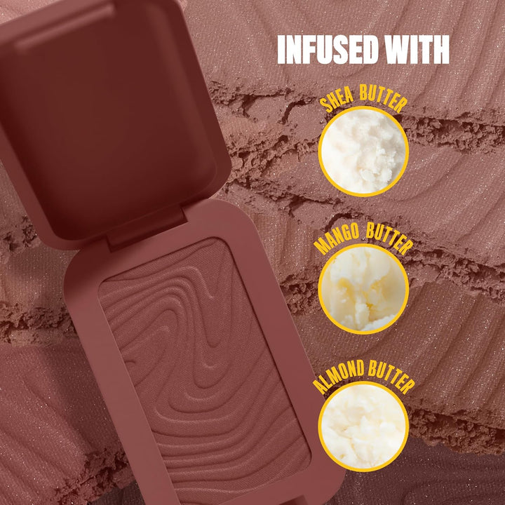 Matte Buttermelt Bronzer, Longwear Face Makeup with up to 12 Hours of Wear, Vegan Formula - Deserve Butta (Light Medium Cool)