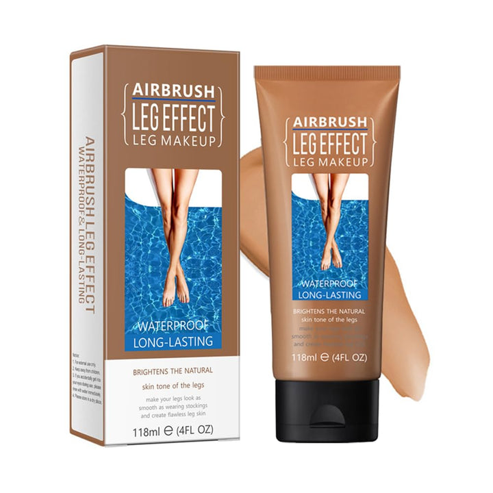 Leg Makeup Waterproof, No Transfer Body Concealer, Coverage for Vein, Scar, Tattoo (#02 Medium Glow, 1Pc)