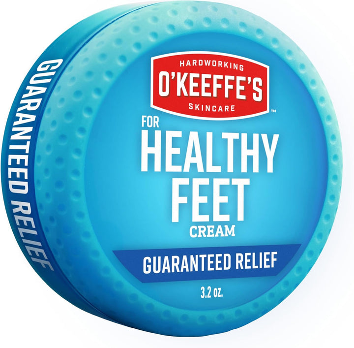 for Healthy Feet Foot Cream - 3.2 Oz Jar (1 Pack) - Guaranteed Relief for Extremely Cracked, Dry Feet, Repairing Skincare, Instantly Boosts and Retains Moisture Levels