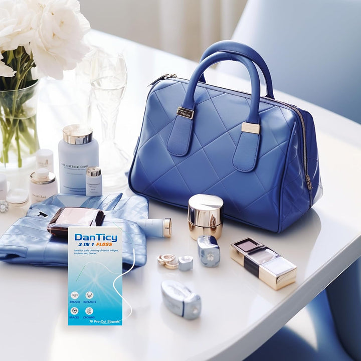 Super Floss Dental Floss for Braces, Pre-Cut Strands (2 Pack (140 Pcs))