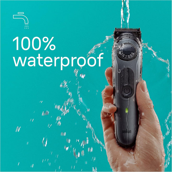 All-In-One Style Kit Series 5 5471, 8-In-1 Trimmer for Men with Beard Trimmer, Body Trimmer for Manscaping, Hair Clippers & More, Ultra-Sharp Blade, 40 Length Settings, Waterproof