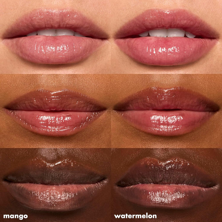 Squeeze Me More Lip Balm Duo, Moisturizing Balm for a Sheer Tint of Color, Made with Hyaluronic Acid, Vegan & Cruelty-Free, Mango & Watermelon