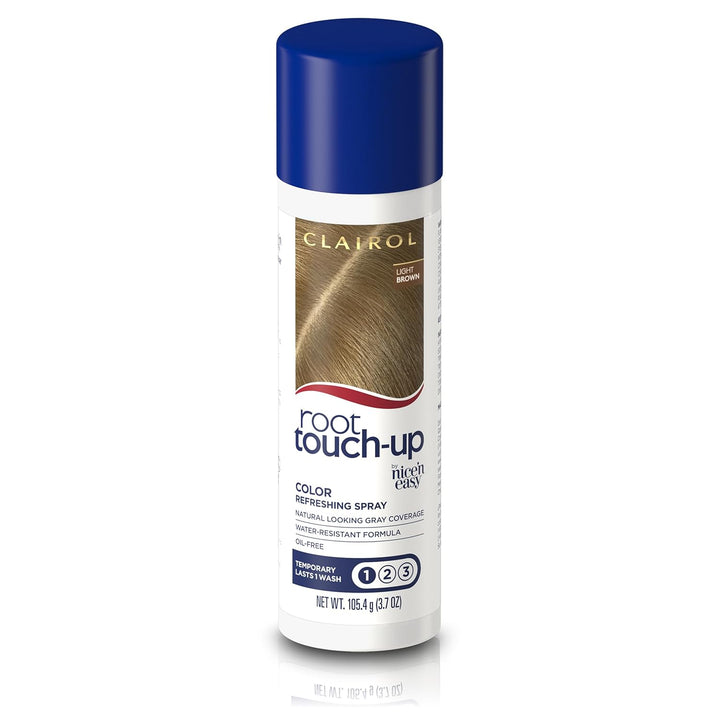 Root Touch-Up by Nice'N Easy Temporary Hair Coloring Spray, Medium Brown Hair Color, Pack of 1