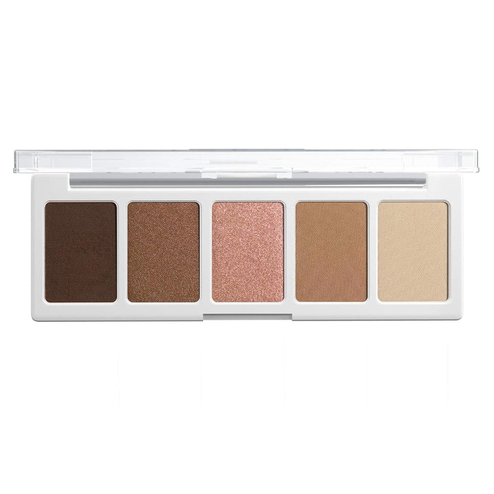Color Icon Eyeshadow Makeup 5 Pan Palette, Matte, Shimmer, Metallic, Long Wearing, Rich Buttery Pigment, Cruelty Free - Walking on Eggshells