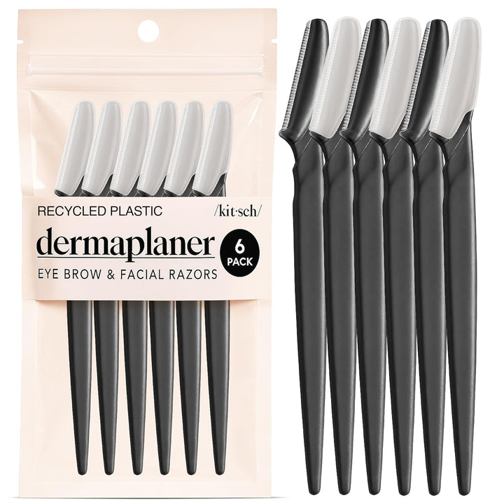 Dermaplane Razor for Women Face – Face Razors for Women & Men, Eyebrow Trimmer & Face Shaver – Exfoliating Facial Razor & Skin Care Tool for Smoother Skin - Terracotta, 12 Pcs