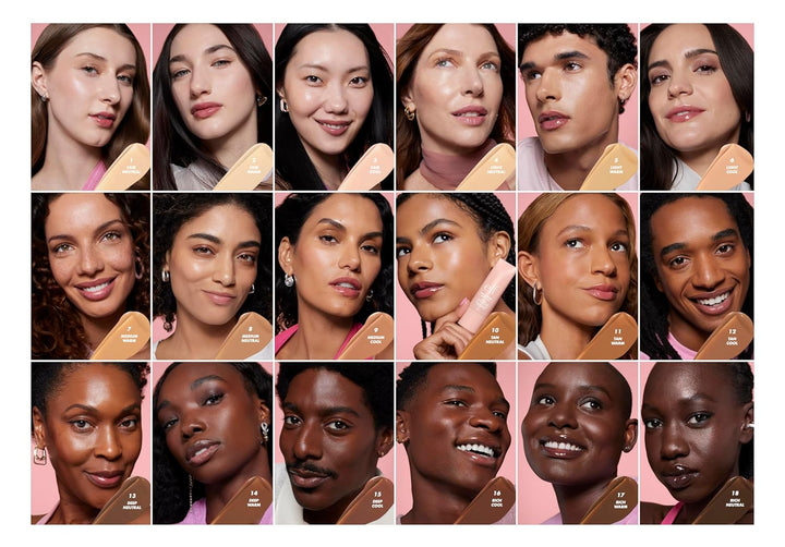 Halo Glow Skin Tint SPF 50, Tinted Moisturizer for Light, Buildable Coverage, Creates a Natural Glow, Vegan & Cruelty-Free, 4 Light Neutral