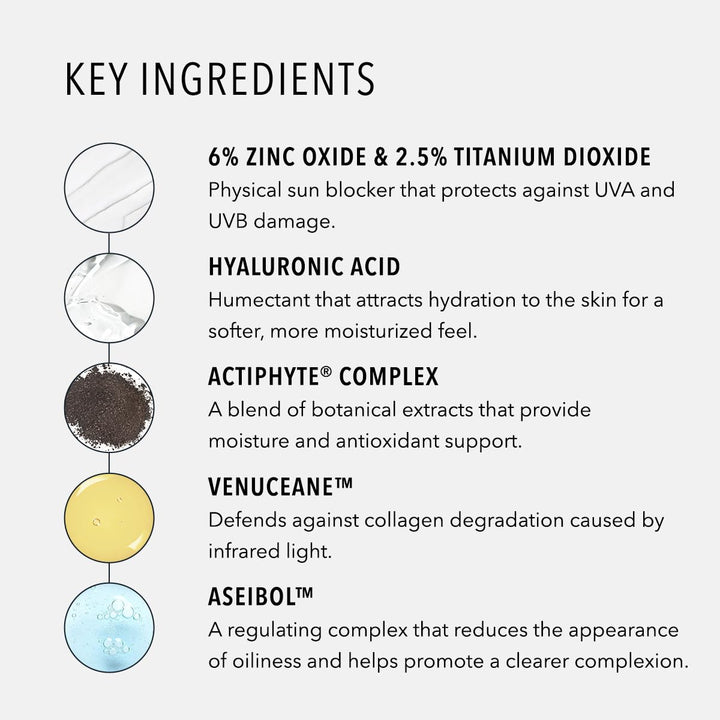 Solar Defense Tinted Moisturizer with Sunscreen, SPF 30 Face Antioxidant 1.7 Ounce