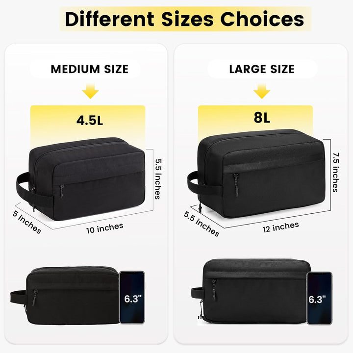 Travel Toiletry Bag for Men - Hanging Toiletries Bag Water Resistant Travel Bag for Toiletries Accessories