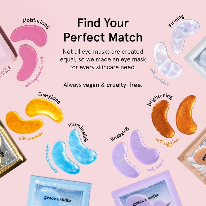 Award Winning under Eye Mask - Travel Essentials - Birthday Gifts for Women - Gel Eye Patches for Dark Circles, Puffy Eyes, Wrinkles, Undereye Bags - Vegan Self Care (48 Pairs, Gold)