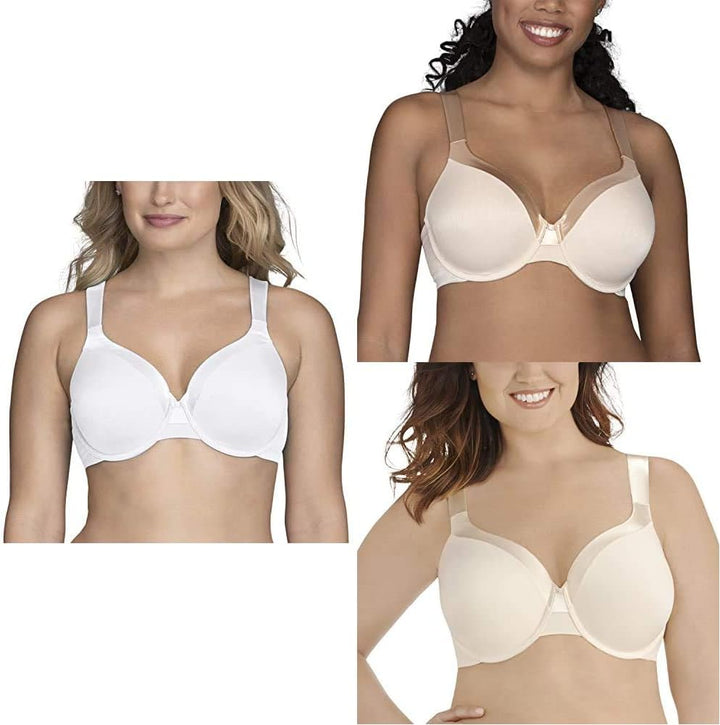 Women'S Illumination Full Figure Zoned-In Support Bra, Lightly Lined Cups up to DD