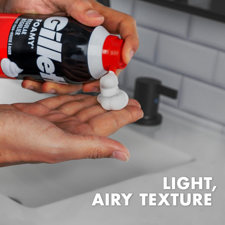 Foamy Classic Shave Foam for Men, Protection against Shaving Irritation, Quick and Smooth Shave, Shaving Cream, 14.9 Oz