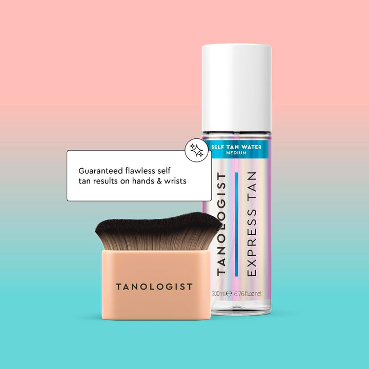 Blending Brush, for Tanning Mousse, Water & Gradual Tanning Lotion, Streak-Free Self-Tanner Application, Contour & Define Face & Body, Vegan & Cruelty-Free Body Brush, 1 Count