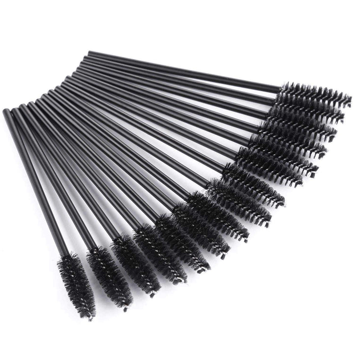 300 Disposable Mascara Wands Eyelash Brush Spoolies for Eye Lash Extension, Eyebrow and Makeup Crystal