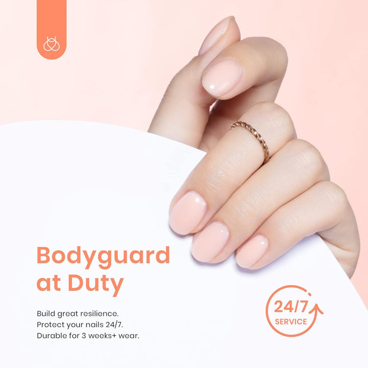 Beetles Builder Gel for Nails-Cover Nude Translucent 7 in 1 Nail Thickening Strengthening Building Apex for Beginner DIY Salon at Home,Natural Nude Builder Nail Gel, UV & LED Lamp Cured Needed