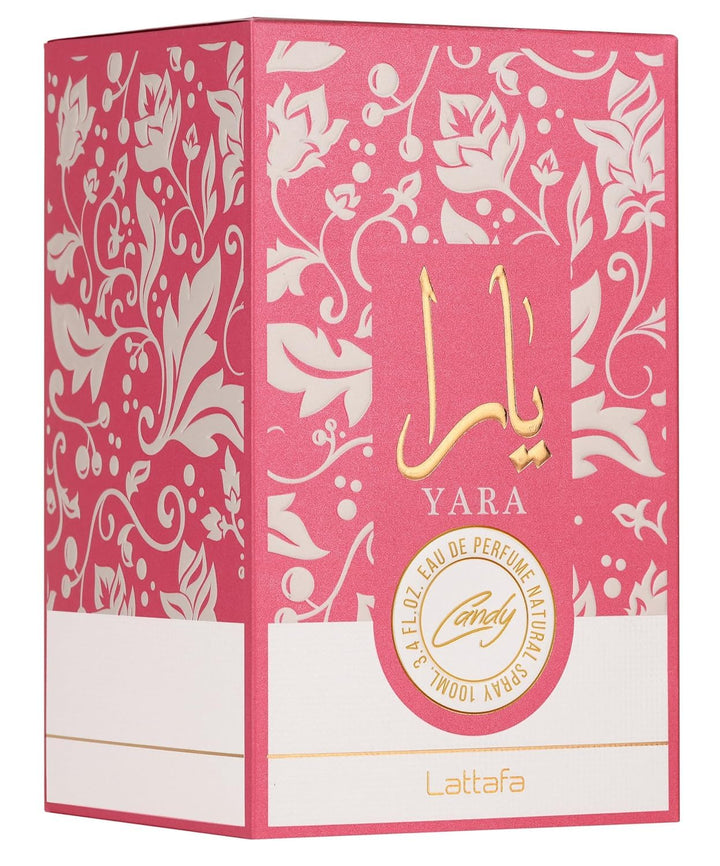 Yara Candy - Vanilla, Fruity, Citrus, Floral - Eau De Parfum Long-Lasting Fragrance for Women, 3.40 Ounce / 100 Ml