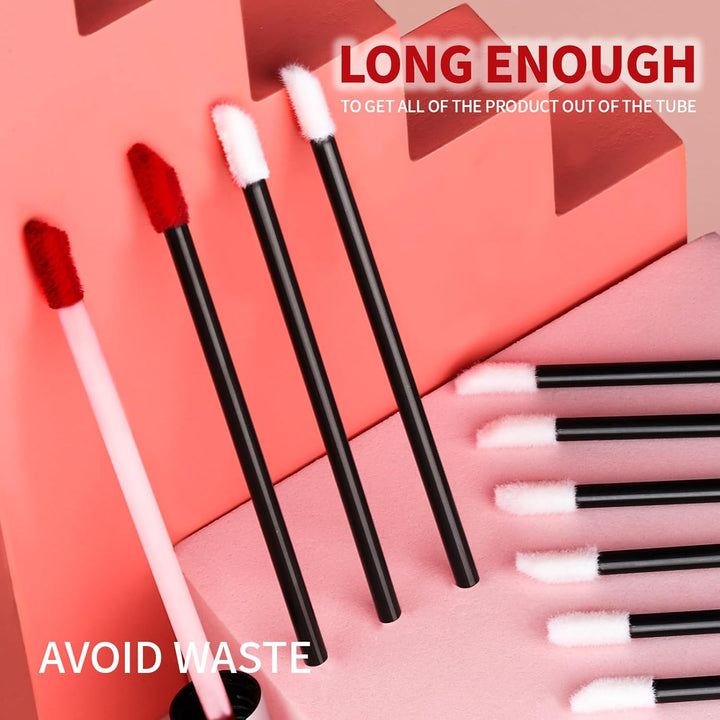 Mascara Wands, Disposable Mascara Wand 200Pcs, Lip Applicators Disposable Mascara Makeup Applicator Lipgloss Lip Brush Mascara Brush Lipstick Tester Wands Black