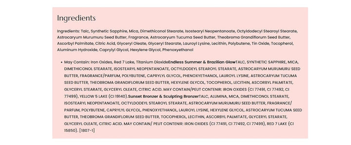 Murumuru Butter Bronzer, Moisturizing, Nourishing Blend for Silky All-Day Luminous Glow, Dermatologist Tested, Hypoallergenic, Cruelty-Free -Bronzer