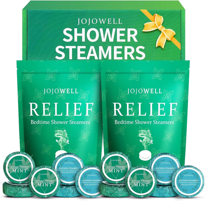 Shower Steamers Aromatherapy - 18 Pack Birthday Gifts for Women, Self Care, Christmas Gifts Stocking Stuffers for Adults, Women, Men, Mom, Teens, White Elephant, Relaxation Home SPA